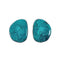 Native American Turquoise Sterling Silver Post Earrings X11306